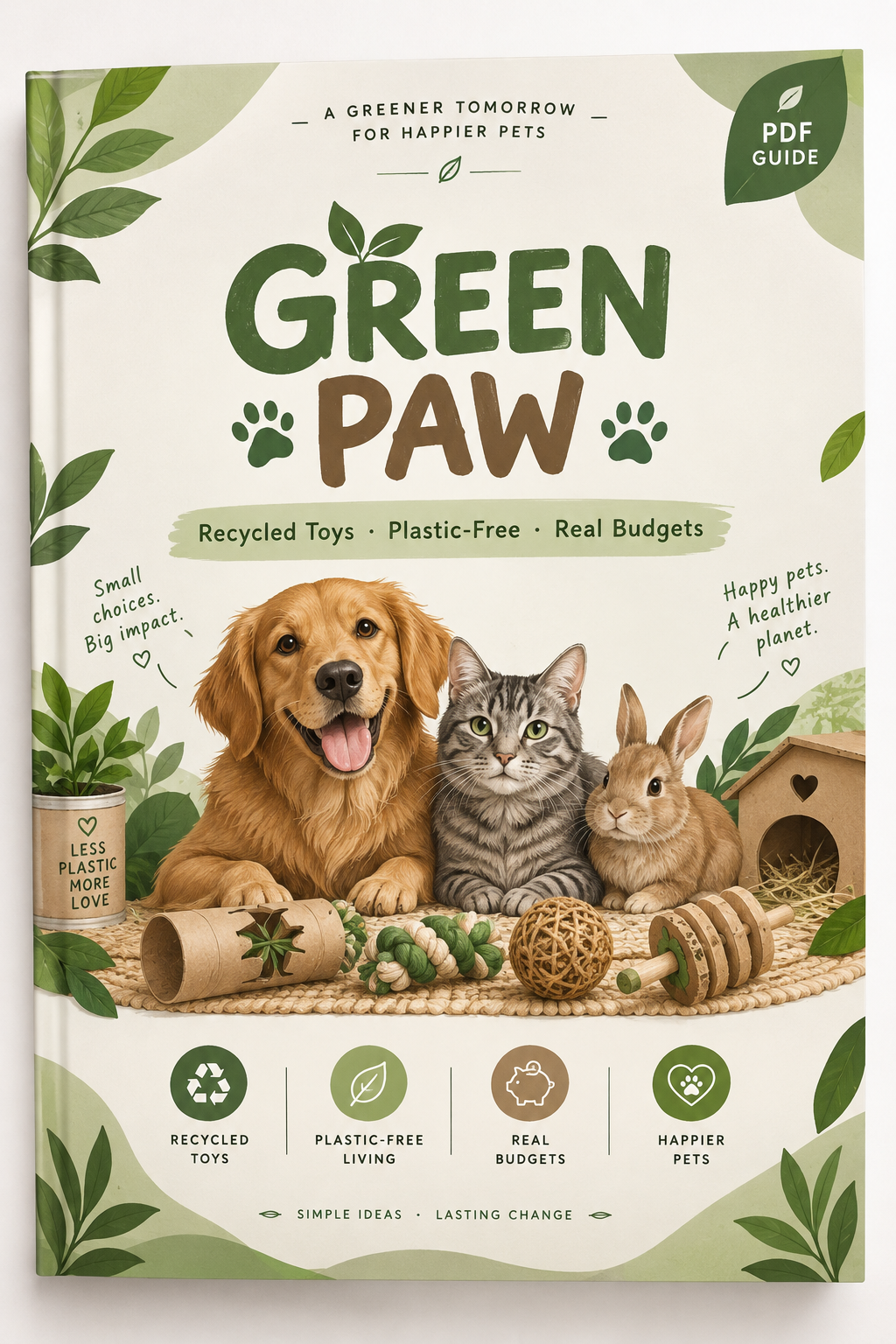 GREEN PAW: The Budget-Friendly & Plastic-Free Pet Handbook cover